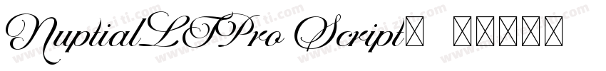 NuptialLTPro Script◆字体转换